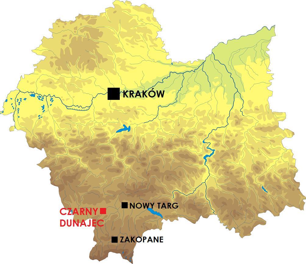 PODSUMOWANIE METEOROLOGICZNE ZA ROK 2013 miejsce CZARNY DUNAJEC