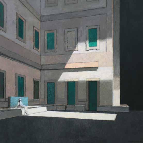 Matylda Polak, Muzeum Reina Sofia, Madryt, 2017 olej, płótno, 100 100 cm, sygn. p.d. młodasztuka 71 AUKCJA MŁODEJ SZTUKI 18 KWIETNIA 2018 (ŚRODA) GODZ. 19.