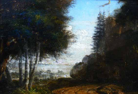 François Ferriere (1752 Genewa 1839 Morges) Pejzaż olej, płótno, 10