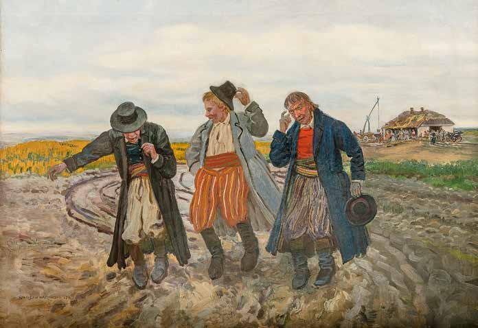 54 Stanisław Masłowski (1853 Włodawa 1926 Warszawa) Powrót z karczmy, 1918 r.