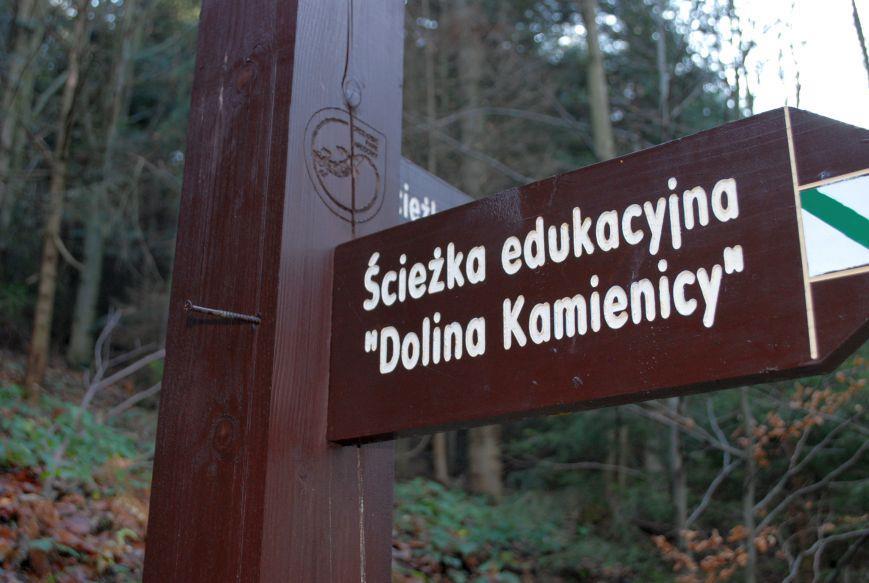 Elementy terenowej infrastruktury turystycznej Parku po