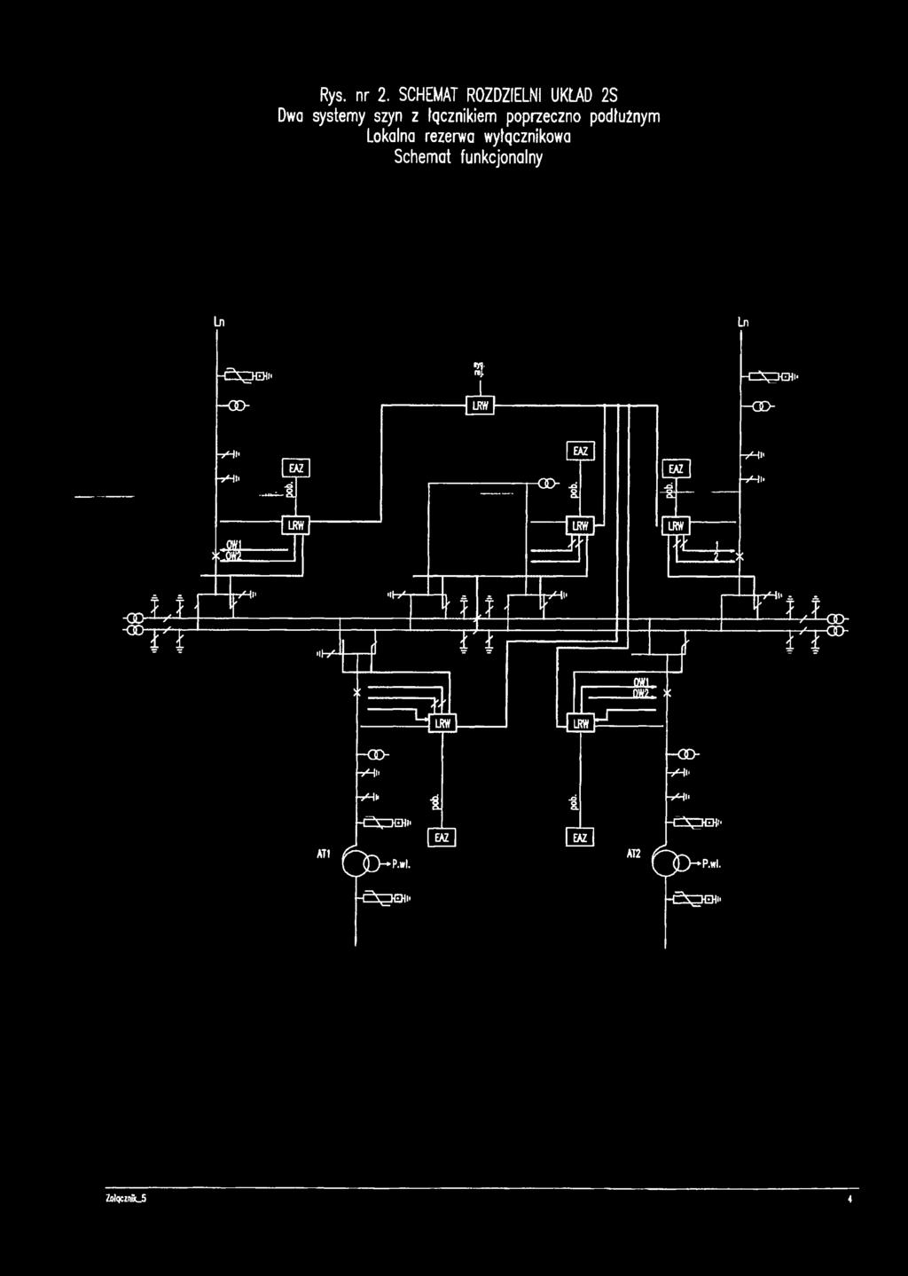 wylqcznkowa Schemat funkcjonalny Ln Ln -00-3 I rw -00- I \ ITHI.