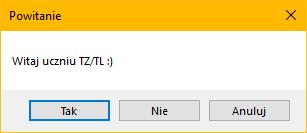 Ryc.6 Okienko powyższego kodu. Czasami zdarza się że musimy zrobić parę okienek w danym makrze.