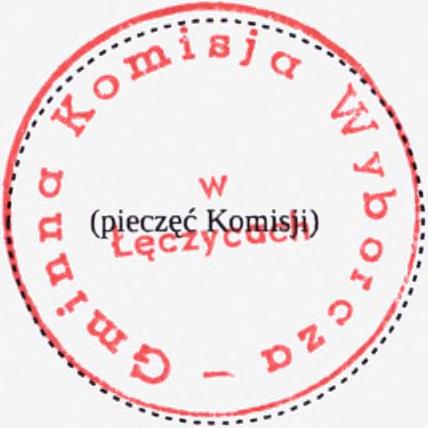 Inne uwagi; jeżeli nie ma, wpisać brak uwag : brak uwag Przy sporządzeniu protokołu obecni byli członkowie Komisji: ) Karczewska Wanda - Przewodniczący )