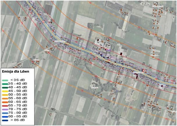 Objaśnienia: 1) Wartości określone dla dróg i linii kolejowych stosuje się także dla torowisk tramwajowych poza pasem drogowym i kolei linowych.