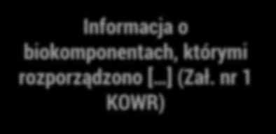 Sprawozdawczość Pakiet paliwowy BIO - ZMIANY dot. VAT - deklaracje i rozliczenie Podmiotu sprowadzającego Sprawozdanie kwartalne podmiotu sprowadzająego (Zał. nr 6 KOWR dawniej nr 5) art. 30 ust.