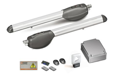 SYMBOL PRODUKTU KIT BR20/510F Zestaw full z 2 siłowikami BR20/510, do bram skrzydłowych