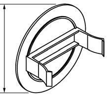 EVS Rozdzielacz elektryczny Elektroverteiler Электрораздатчик Electrical divider 2 Ø 52 EVS Syste SKN +H D-EVS Pokrywa Revisions-Deckel Крышка Cover Ø 0 D-EVS/x - stosowana z EVS 5 - verwendet it EVS
