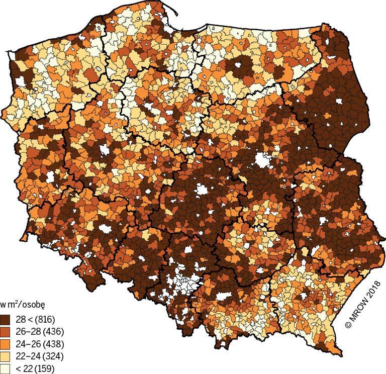 Rozdział III. Składowe rozwoju społeczno-gospodarczego poziom i dynamika zmian Rysunek III.88.