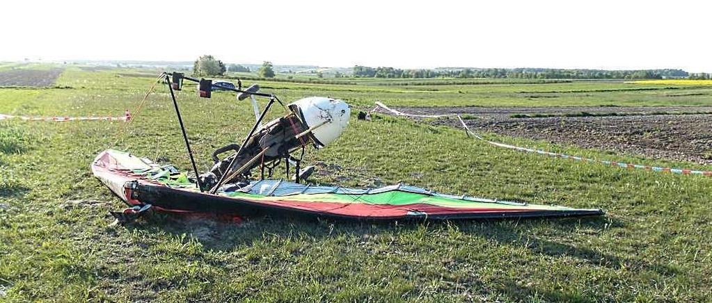 Charakterystyka zdarzeń lotniczych 900/17 W 2017-05-17 Kawęczyn, k.