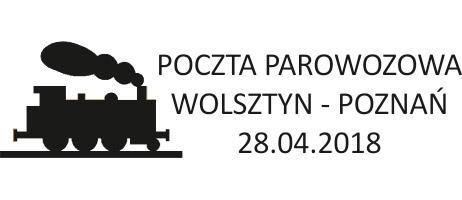 Poczty specjalne Regulamin "Poczty Parowozowej" organizowanej w dniu 28.04.2018 z okazji XXV Parady Parowozów w Wolsztynie 1.