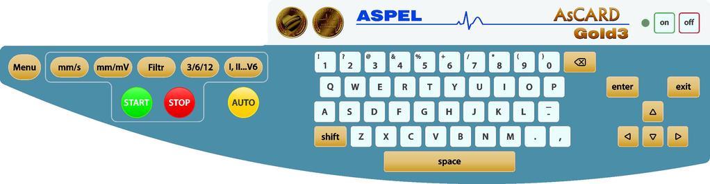 2.5. Opis klawiatury ASCARD Gold3