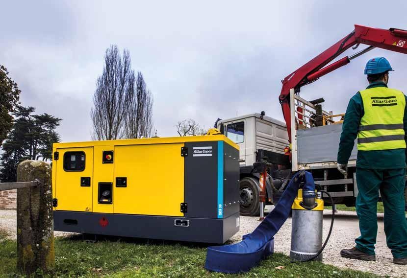 Współdiałanie! Standardowe cyfrowe AVR (DAVR) i możliwość 300% warcia w ciągu 20 sekund umożliwi uruchomienie dowolnego silnika elektrycnego. Idealne urądenie współpracujące pompami WEDA!