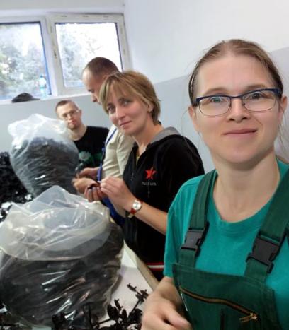 Jolanta Kowal, Ewa Kanty, Adam Roguski Praktyki w firmie Cerplast W dniu 3 września 2018r.