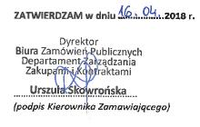 SPECYFIKACJA ISTOTNYCH WARUNKÓW ZAMÓWIENIA (SIWZ) w postępowaniu o udzielenie zamówienia publicznego prowadzonym w trybie
