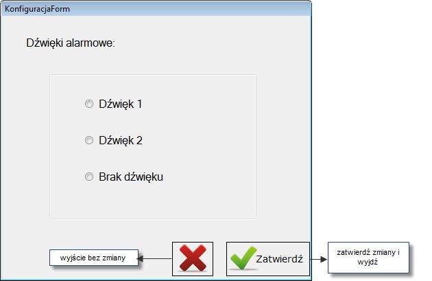 Przycisk Alarmy Dźwiękowe z rys. 31 Rys.