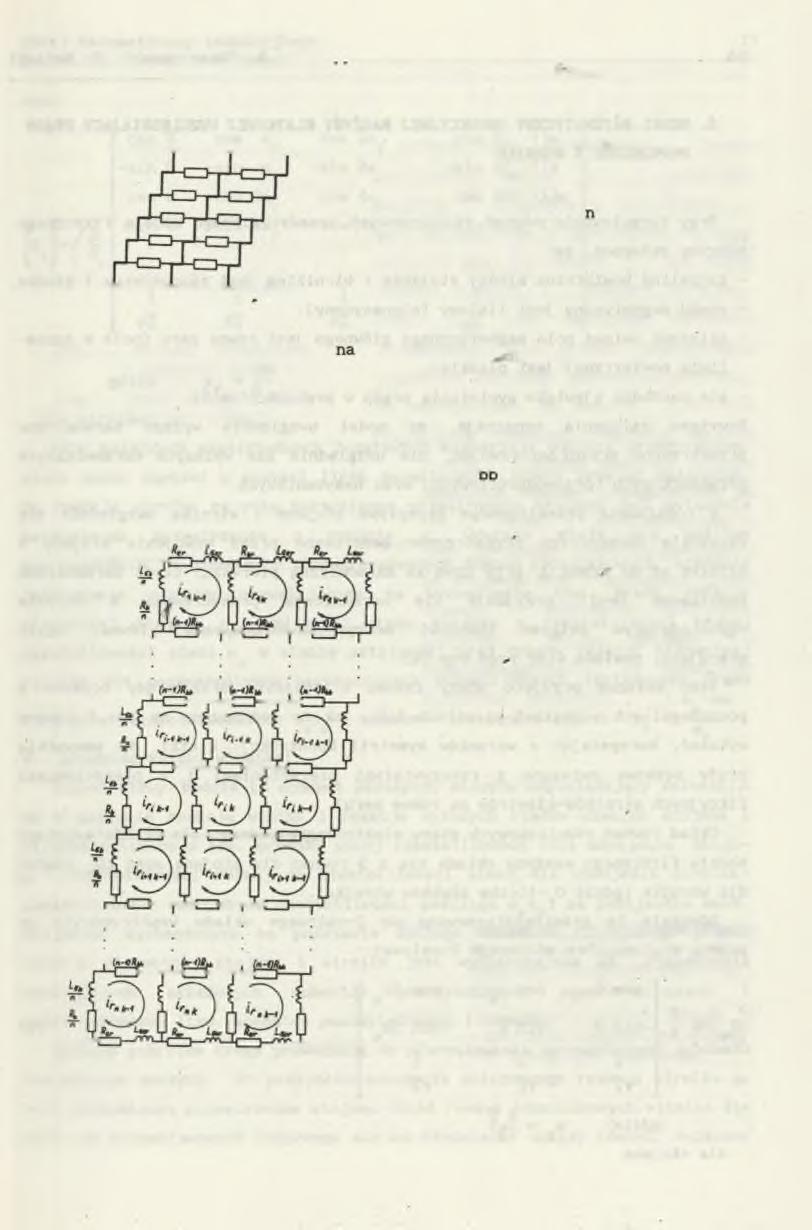 Model matematyczny indukcyjnego. 9 Rys.l. Wirnik podzielony n plastrów (n=5) Fig. 1.
