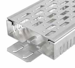 150/0 Opis rynna odwadniająca w formie skrzynki część dolna: aluminium, pokrycie: stal szlachetna Szerokość