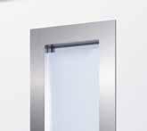Przeszklenie izolacyjne gwarantuje wysoką izolacyjność cieplną drzwi zewnętrznych.