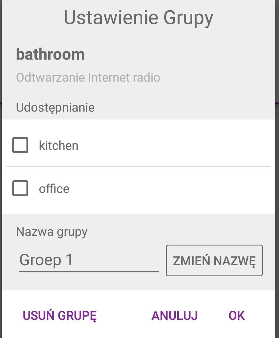 Otworzy się okno, w którym wyświetlone zostaną wszystkie kompatybilne urządzenia w sieci.