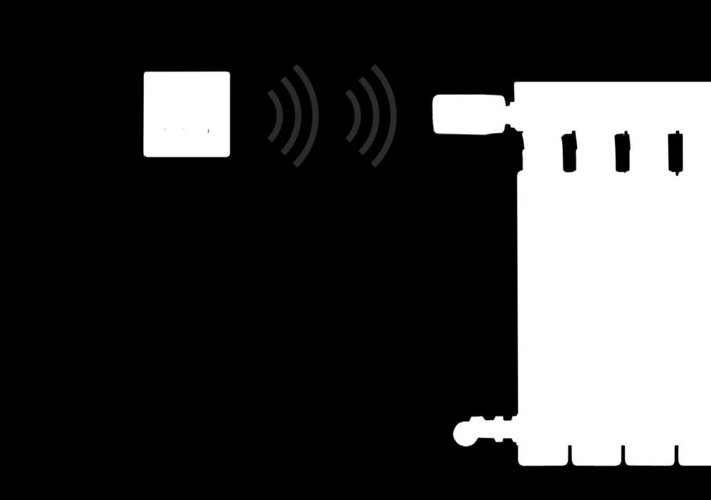 Dwukierunkowa komunikacja między urządzeniami pozwala na dokładne, proporcjonalne sterowanie otwarciem zaworu na grzejniku.