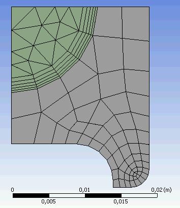 5 mm; max face size: default; max size: default Advanced size function on: Curvature Liczba elementów: 811 683 Czas obliczeń (4 rdzenie): 37min9sec Bilans: Qwew Qwlot = -93.