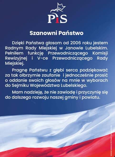 Lubelskim 13 listopada Przegląd Pieśni Patriotycznej i Religijnej Janowski Ośrodek Kultury 15 listopada Recital, wydanie gazety tzw.
