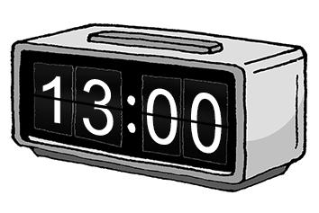 2. Um wie viel Uhr war