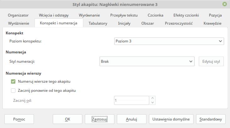 Z1.8 Załącznik 1: LibreOffice Writer 7.