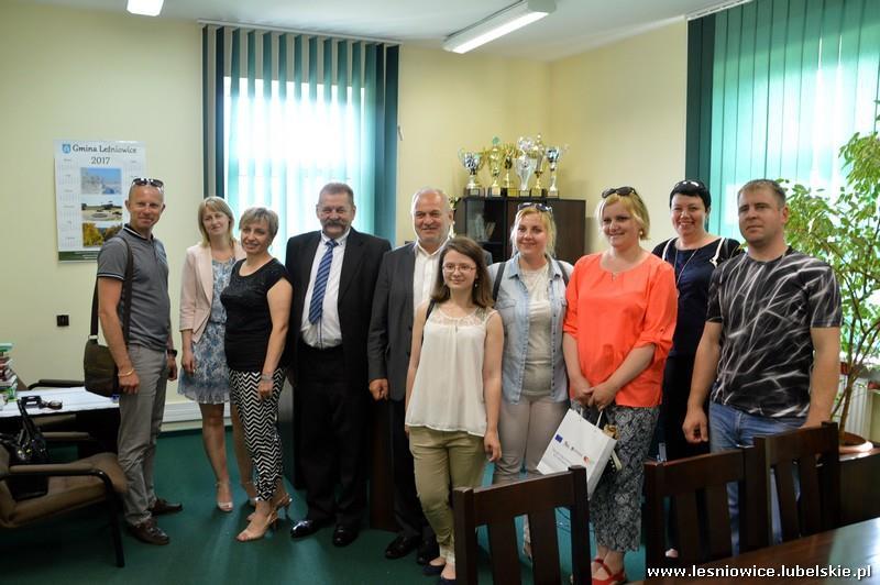 Goście w swoim programie wizyt mieli spotkania z samorządami członkowskimi Stowarzyszenia Samorządów