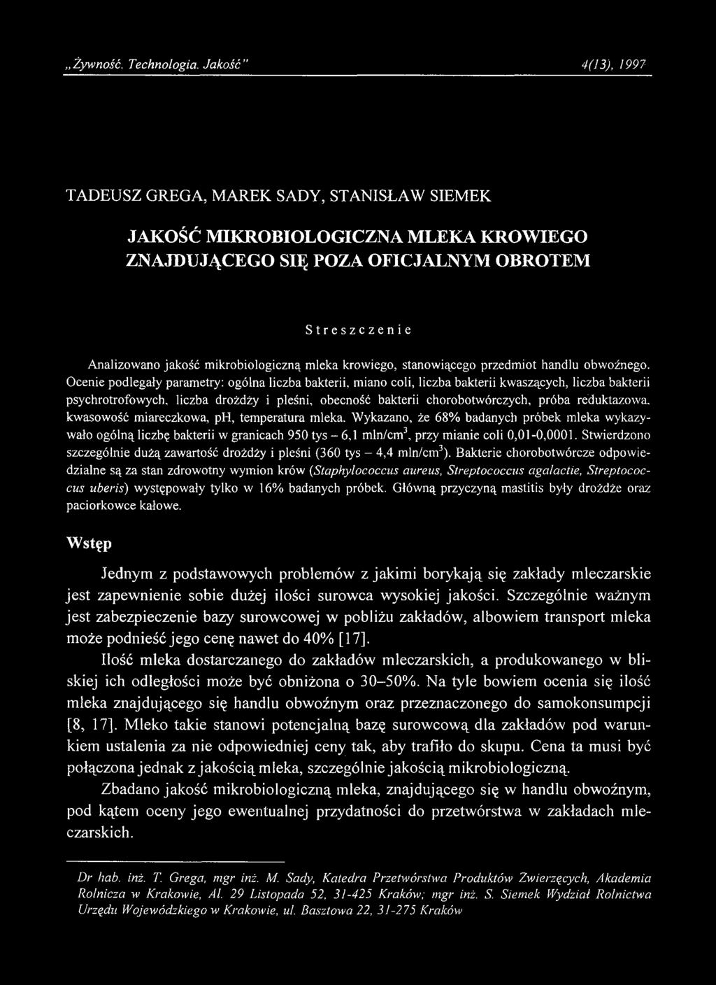 Żywność. Technologia.