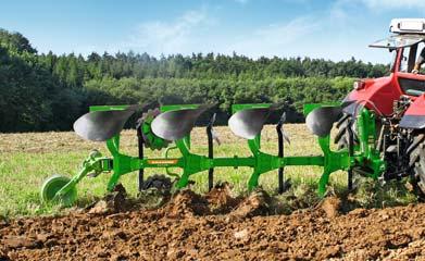 Produkty Pług obracalny Cayros Pługi do inteligentnej uprawy roślin Cayros M 950 4-skibowe Wszystkie obrotnice pługów Cayros posiadają obracanie za pomocą siłownika hydraulicznego o działaniu