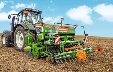 Produkty Mechaniczny zestaw uprawowo siewny Cataya Precyzyjny i komfortowy Najprostsze przestawianie zasuwą zamykającą z siewu drobnego na normalny Proste i szybkie czyszczenie, minimalna