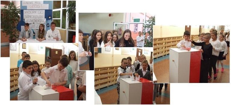 22 września 2017 roku w lokalu wyborczym zorganizowanym na korytarzu, odbyły się wybory. Każdy uczeń oddał swój głos na karcie wyborczej na jednego z kandydatów. O godzinie 12.30 i 13.