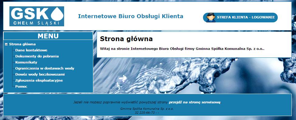 Każdy użytkownik jest identyfikowany poprzez login oraz hasło. Aby zalogować się do systemu, należy otworzyć okno Stefa klienta - logowanie do systemu ibok UWAGA!