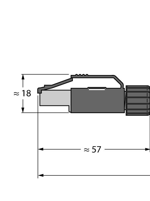 0 - złącze męskie A na złącze żeńskie A RJ45S RJ45S 441-2M U-06842 Przewód Ethernet (2m), złącze proste, męskie RJ45 i złącze proste, męskie RJ45 RJ45-FKSDD-441-0.