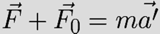 W układzie nieinercjalnym II Zasada Dynamiki Newtona przyjmuje następującą postać:
