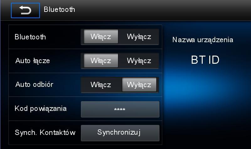 BLUETOOTH Funkcja Bluetooth umożliwia współdziałanie telefonów komórkowych z urządzeniem CE4M1A oraz prowadzenie rozmów telefonicznych z wykorzystaniem funkcji głośnomówiącej.