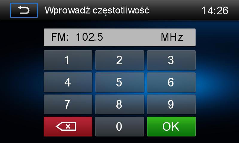 Poziom głośności ustawiamy za pomocą obrotowego regulatora (1) w zakresie od 0(wył) do 50(max) obracaj go.