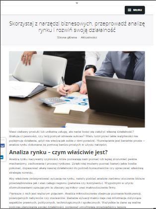 ZAWARTOŚĆ #2 Dla coraz lepszego pozycjonowania strony należy stopniowo i stale zapełniać ją unikalnym i