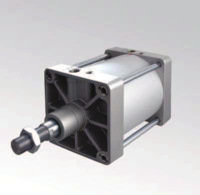 K /0 Siłowniki pneumatyczne ISO 555 CHARAKTERYSTYKA Szpilki Tłoczysko Uszczelnienia tłoczyska Poduszka pneumatyczna 0 C,5 0 bar odlew aluminiowy aluminium anodyzowane stal ocynkowana odlew aluminiowy