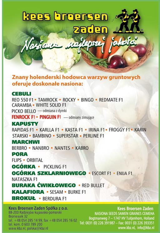 CHOROBY/PROGRAM OCHRONY MĄCZNIAK PRAWDZIWY (Erysiphe betae) ALTERNARIOZA (Alternaria alternata /Fries.