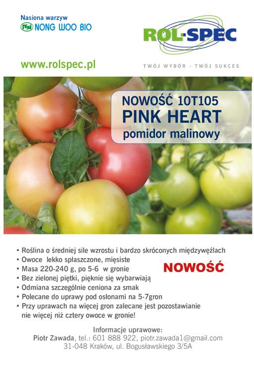CHOROBY/PROGRAM OCHRONY 1 2 4 MOKRA ZGNILIZNA KORZENIOWYCH (Pseudomonas syringae pv. syringae, Erwinia spp.