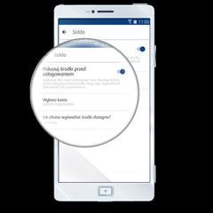 Jak włączyć podgląd salda przed logowaniem do aplikacji IKO? 1. Zaloguj się do aplikacji, wejdź w menu i wybierz Ustawienia". 2. Wybierz "Informacje o saldzie". 3.