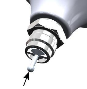 INSTALACJA Aby uzyskać maksymalną sprawność nie należy stosować wyższego ciśnienia, aniżeli jest to konieczne to atomizacji strugi używanego materiału.