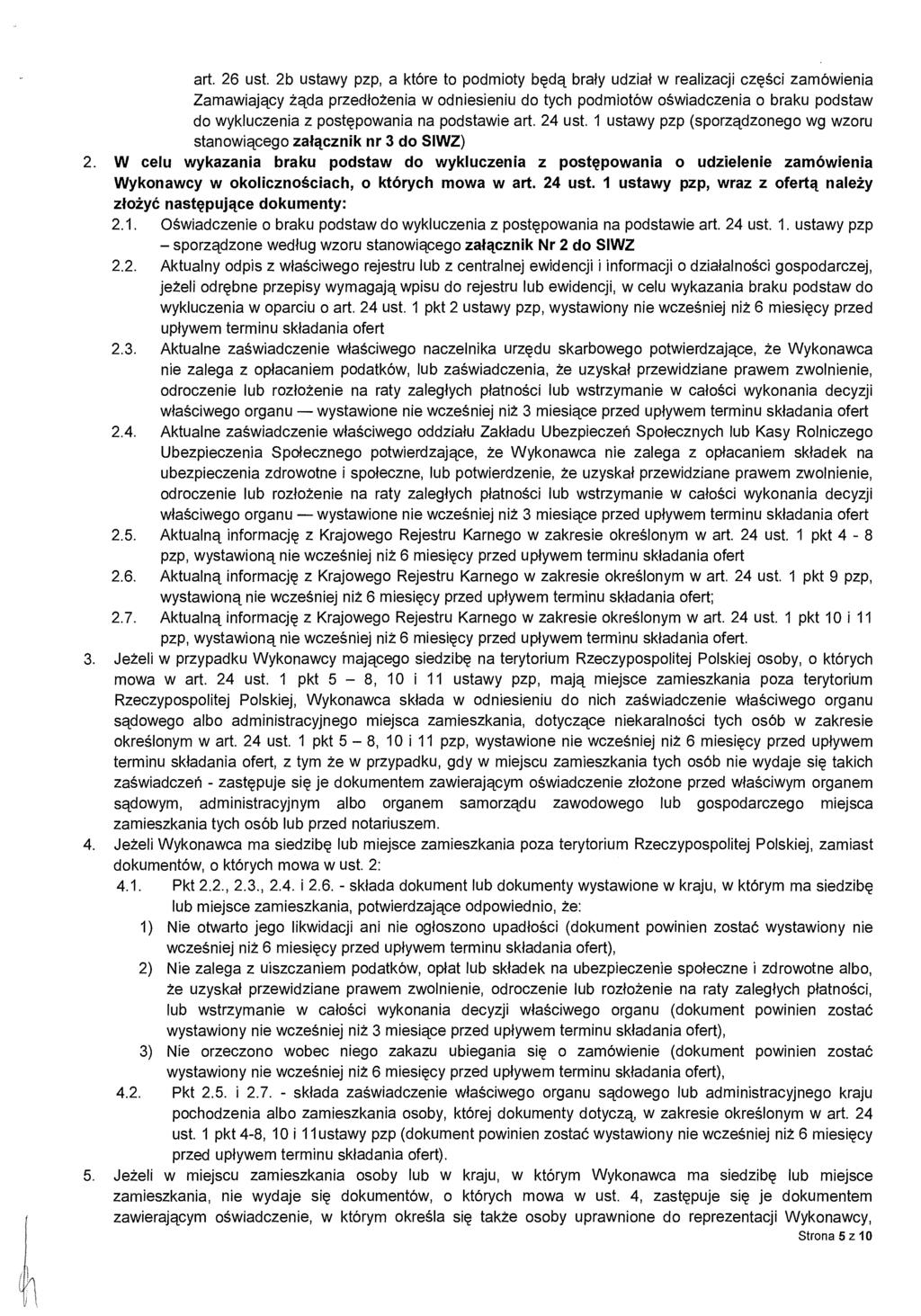 art. 26 ust.