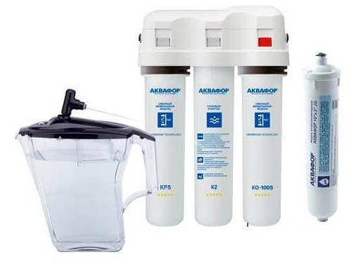 Przykłady filtrów: Filtr odwróconej osmozy Aquaphor DWM-31 5 stopni filtracji i zastosowanie mineralizatora; Kompaktowe rozmiary; Brak zbiornika - przefiltrowana woda trafia bezpośrednio do