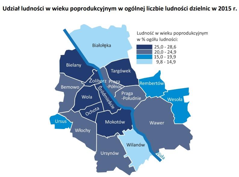 Na początku roku szkolnego 2015/2016 na Białołęce działało 89 placówek wychowania przedszkolnego. Przedszkola stanowiły 69,7% wszystkich placówek oferując 6236 miejsc.