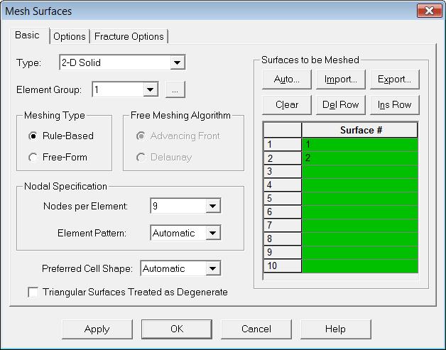 rys27 Wygenerowany model przedstawia rys28. TIME 1. 000 P4 L2 S1 L1 L4 S2 P3 L5 Z X Y PRESRIBED PRESSURE TIME 1.000 10.