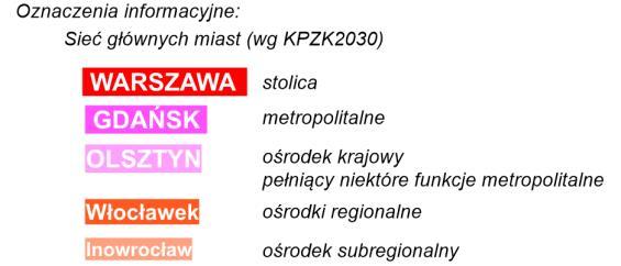 Wzmocnienie miast średnich Poprawa dostępności województwa Kompleksowe